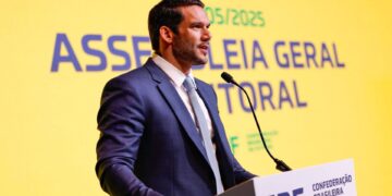 Samir Xaud, presidente interino da CBF