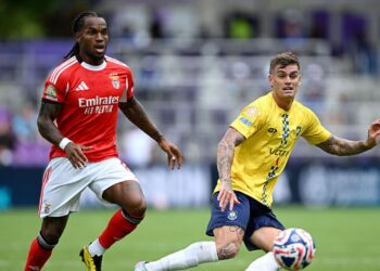 Lance de jogo entre Benfica e Auckland City