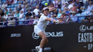 João Fonseca, tenista brasileiro, durante ATP de Eastbourne