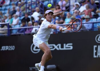 João Fonseca, tenista brasileiro, durante ATP de Eastbourne