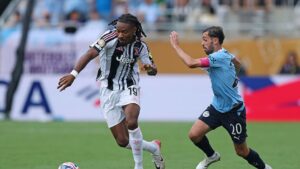 Lance de partida entre Juventus e Manchester City