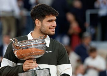 Alcaraz em Roland Garros.