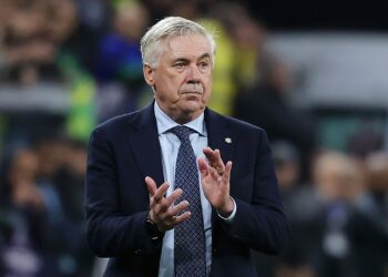 Carlo Ancelotti, técnico da Seleção Brasileira.