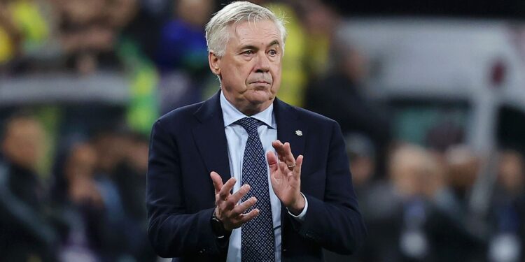 Carlo Ancelotti, técnico da Seleção Brasileira.