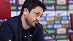 Arthur Elias, técnico da Seleção Brasileira Feminina.