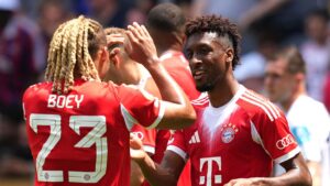 Coman foi o destaque da goleada do Bayern