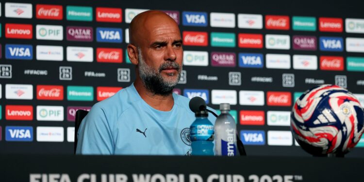 Pep Guardiola, técnico do Manchester City.