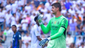 Courtois, goleiro do Real Madrid.
