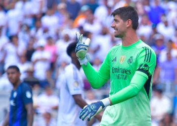 Courtois, goleiro do Real Madrid.