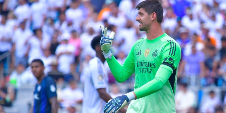 Courtois, goleiro do Real Madrid.