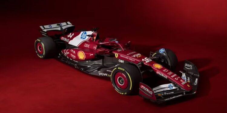 SF-25 - Créditos: Imagem Divulgação Ferrari