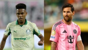 Estevão fala sobre interação com Messi no Mundial.