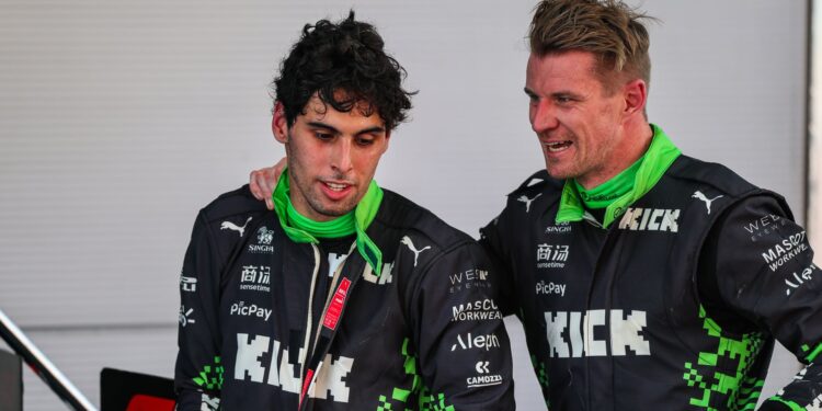 Bortoleto e Hulkenberg, pilotos da Sauber na F1 (Créditos: Getty Images)