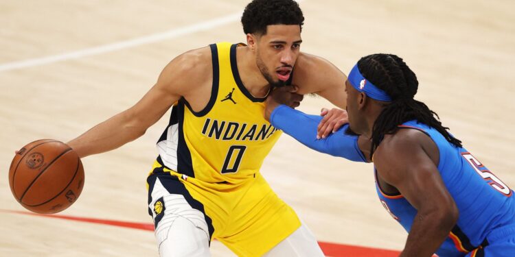 Haliburton nas finais da NBA.