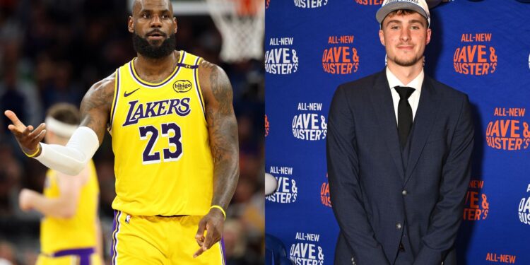 LeBron James e Cooper Flagg, da NBA (Créditos; Getty Images)