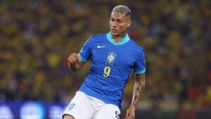 Richarlison na Seleção Brasileira.