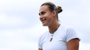 Sabalenka avançou à segunda rodada em Wimbledon