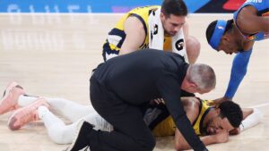 Shai fala sobre lesão de Haliburton nas finais da NBA.