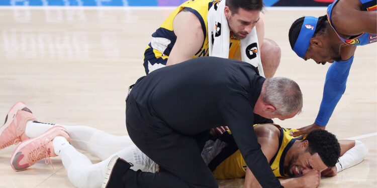 Shai fala sobre lesão de Haliburton nas finais da NBA.