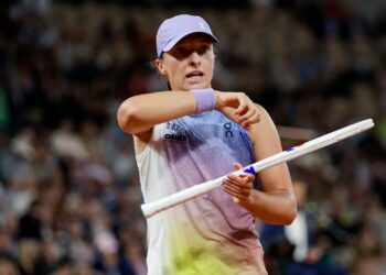 Swiatek em Roland Garros.