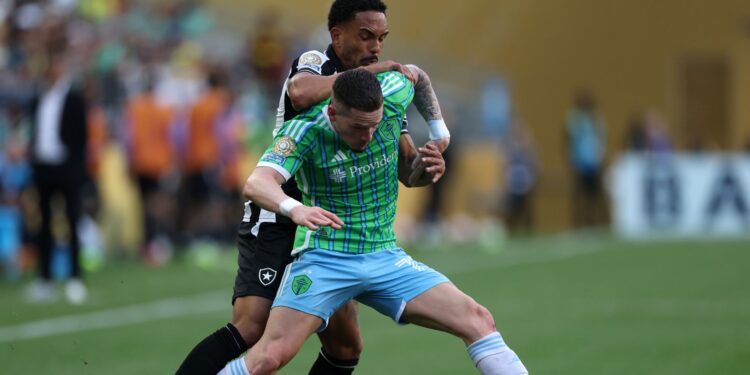Vitinho, do Botafogo, na Copa do Mundo de Clubes da Fifa.