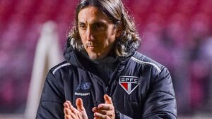 Luis Zubeldía, técnico do São Paulo.