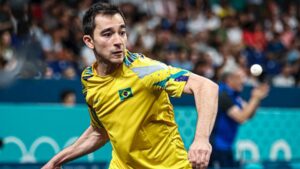 Hugo Calderano, mesa-tenista brasileiro