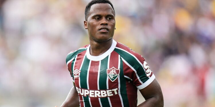 Jhon Arias, do Fluminense, durante partida contra o Al-Hilal