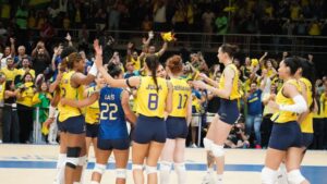 Atletas da Seleção Brasileira de Vôlei Feminino