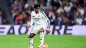 Endrick, do Real Madrid, durante jogo contra o Mallorca