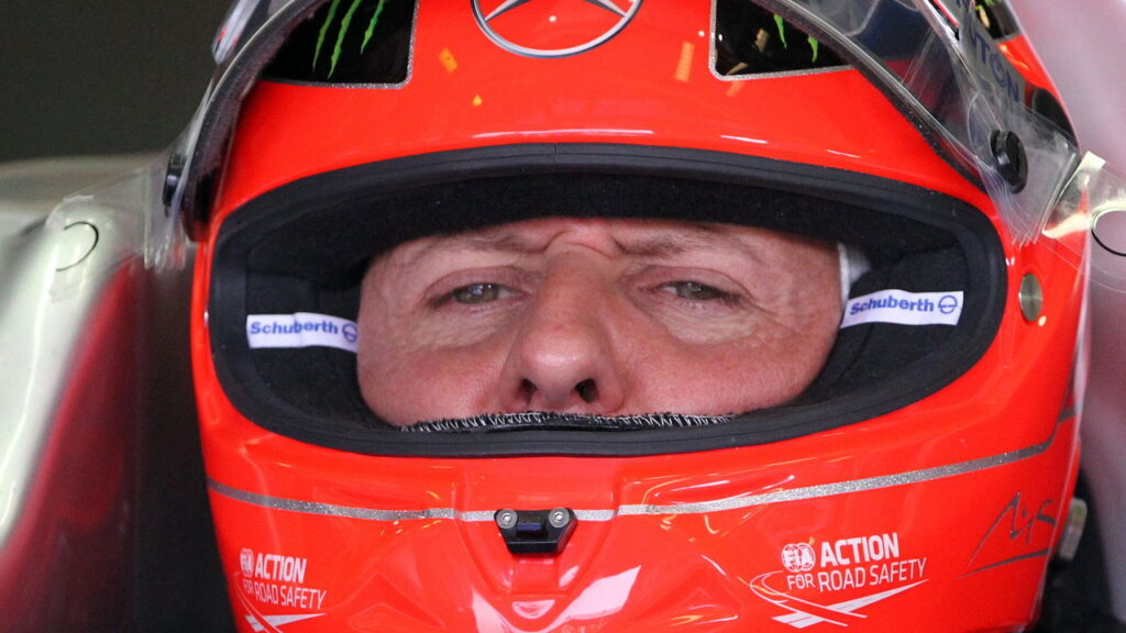 Schumacher volta para os holofotes e mexe com o coração dos fãs