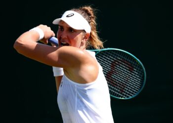 Bia Haddad em Wimbledon.