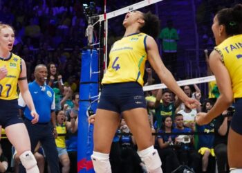 Brasil vence mais uma na VNL.