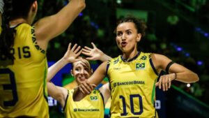 Brasil sofreu, mas avançou à final da VNL