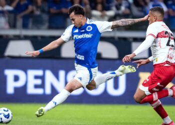 Cruzeiro e CRB na Copa do Brasil.