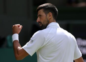 Djokovic em Wimbledon.