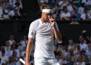 Alexander Zverev em Wimbledon.