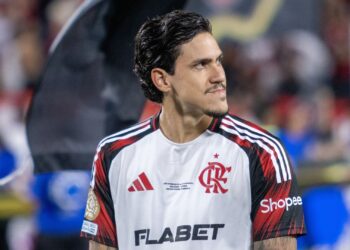 Pedro, do Flamego, entrou em conflito com o técnico Filipe Luís.