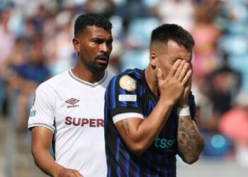 Lautaro não gostou nada da derrota para o Fluminense