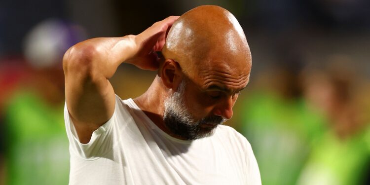 Pep Guardiola, técnico do Manchester City.