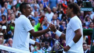 Kyrgios e Nadal.