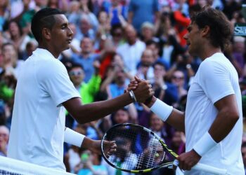 Kyrgios e Nadal.