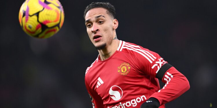 Antony no Manchester United.