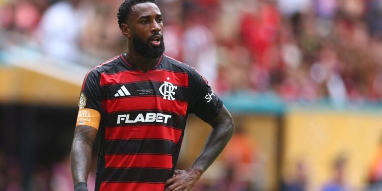 Gerson no Flamengo.