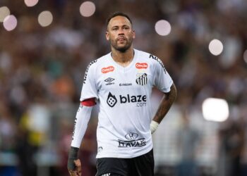 Neymar no Santos.