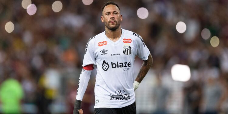 Neymar no Santos.