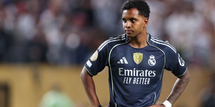 Rodrygo no Real Madrid.