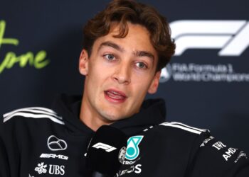 George Russell, piloto da Mercedes na F1.