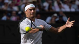 Zverev em Wimbledon.