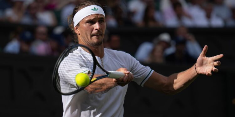 Zverev em Wimbledon.